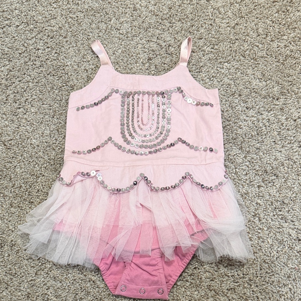 Tutu Du Monde Pink Tulle Romper